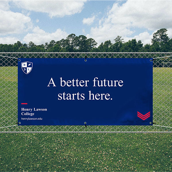 A banner displaying the phrase A better future starts here in bold, inspiring typography against a vibrant background.