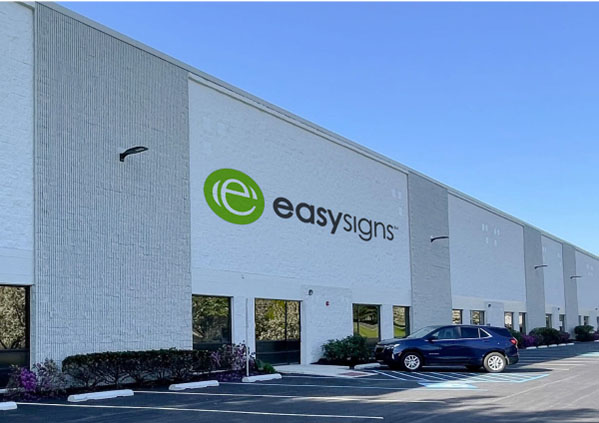 Logo of Easysigns, Inc., located in New Jersey, NJ, showcasing their branding and services in signage solutions.