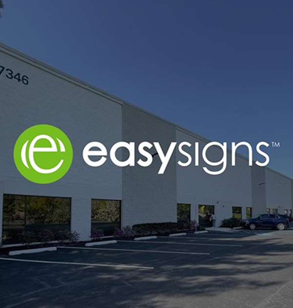 Logo of Easy Signs, a sign company based in New Jersey, showcasing their expertise in signage solutions.