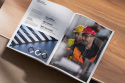 saddle-stitched custom printed booklet