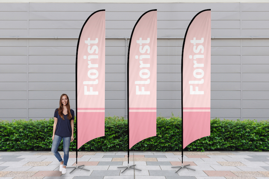 Feather Flags printed in the USA! - Easy Signs