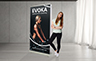 Double Sided Retractable Banner - 47 inch W x 79 inch H