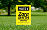 Plastic Election Signs - 23.4 inch W x 33.1 inch H (Ground spike not included)