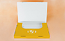 White Custom Printed Flat Mailing Box - Single Sided