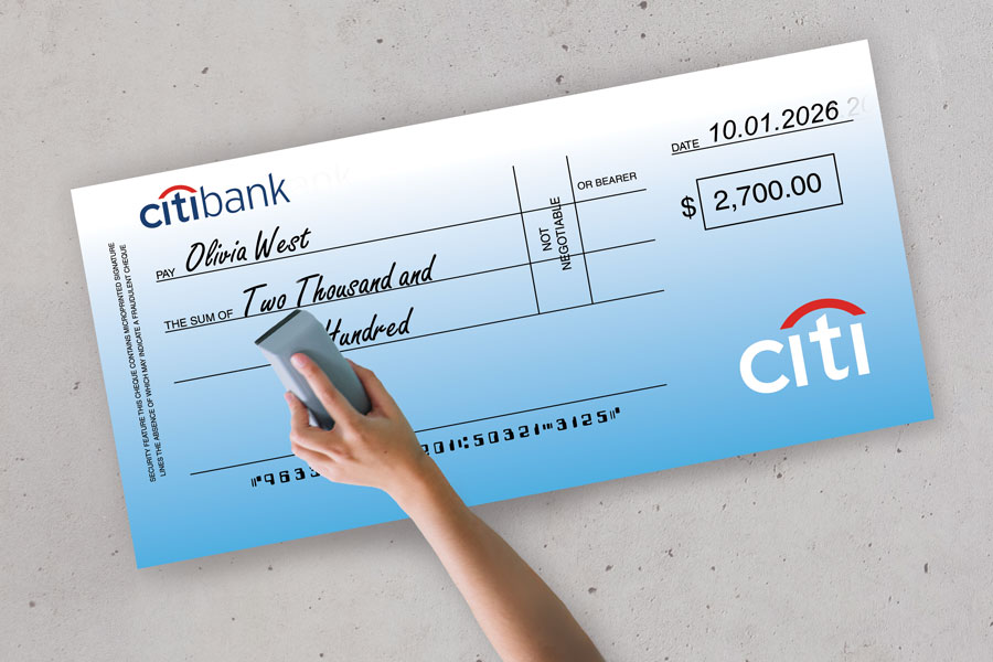 Giant Checks - Dry Erase Laminate
