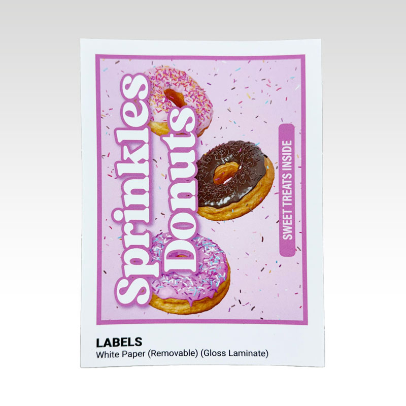 White Paper Removable (Gloss Lam)