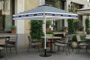 Full Color Printed Market Umbrella with Heavy Duty Base and Water Bag