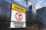 Signflute™ Corrugated Plastic Construction Signs with Grommets