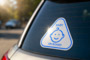 White Reflective Custom Sticker