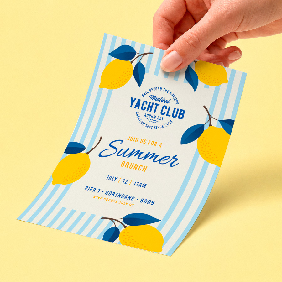 Custom Printed Invitations