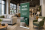 Luxury Retractable Banner with Silver Base