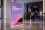 Luxury Retractable Banner with Silver Base