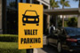 White High Quality Vinyl Parking Sign