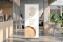 Premium Retractable Banner with Silver Base