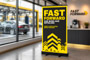 Premium Retractable Banner with Black Base