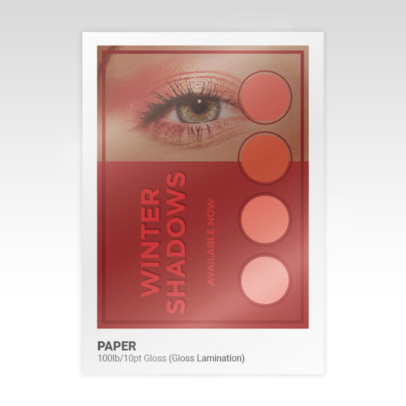 100lb/10pt Gloss Cover (Gloss Lamination)