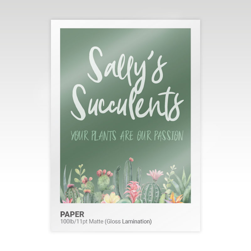 100lb/11pt Matte Cover (Gloss Lamination)