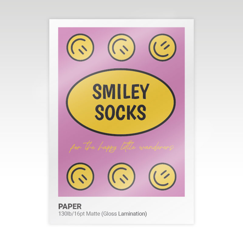 130lb/16pt Matte Cover (Gloss Lamination)