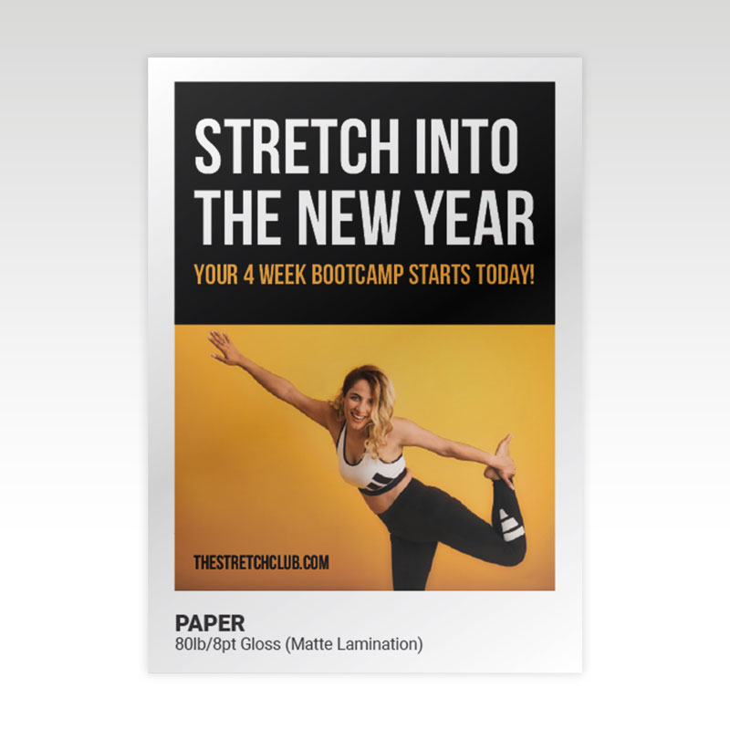 80lb/8pt Gloss Cover (Matte Lamination)