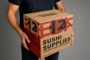 Custom Printed Kraft Shipping Box