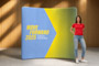 Curved Tension Fabric Display