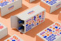 2 Bottle White Shipping Box