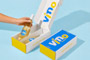 2 Bottle White Mailer Box with Double Sided Printing
