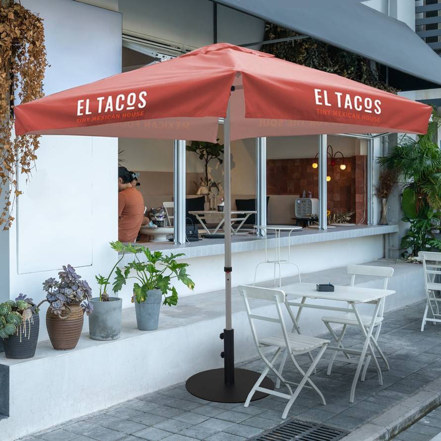 Full Color Printed Market Umbrella