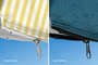 Tension Fabric Display Zipper