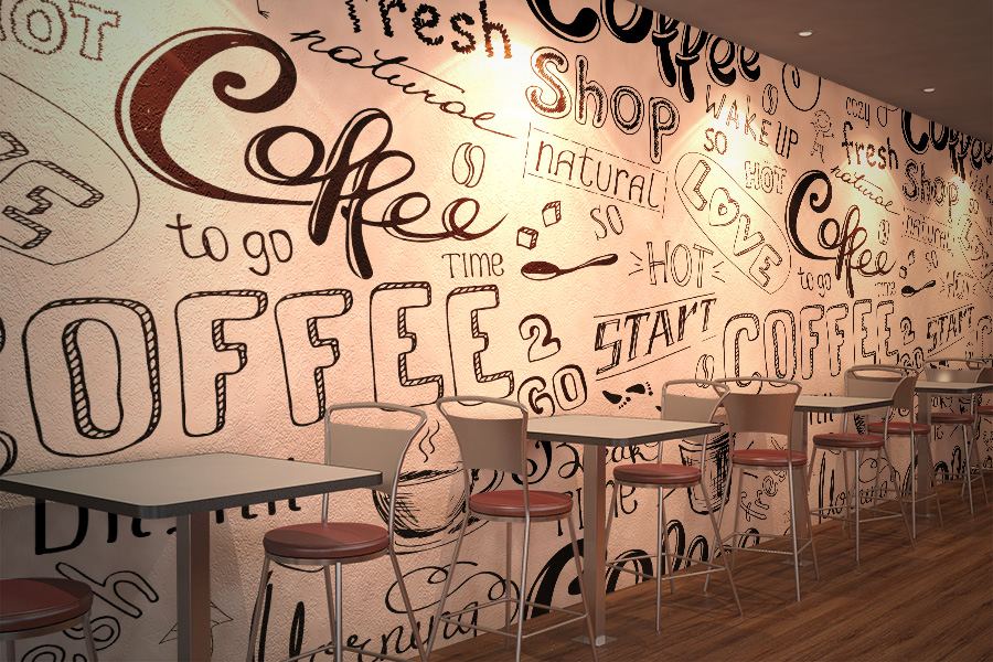 Wall Mural for the Cafe