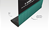 Frameless Retractable Banners  - Black Base