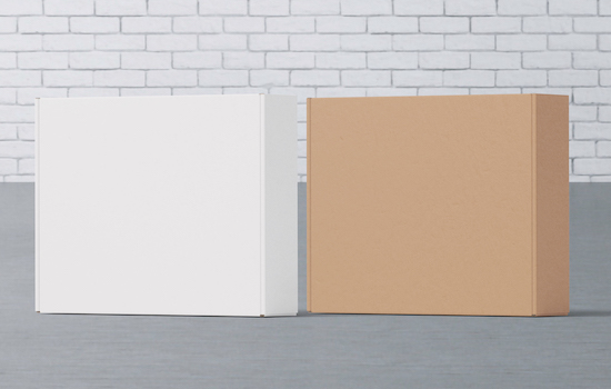 Kraft vs White Chemi Coated Cardboard Stock