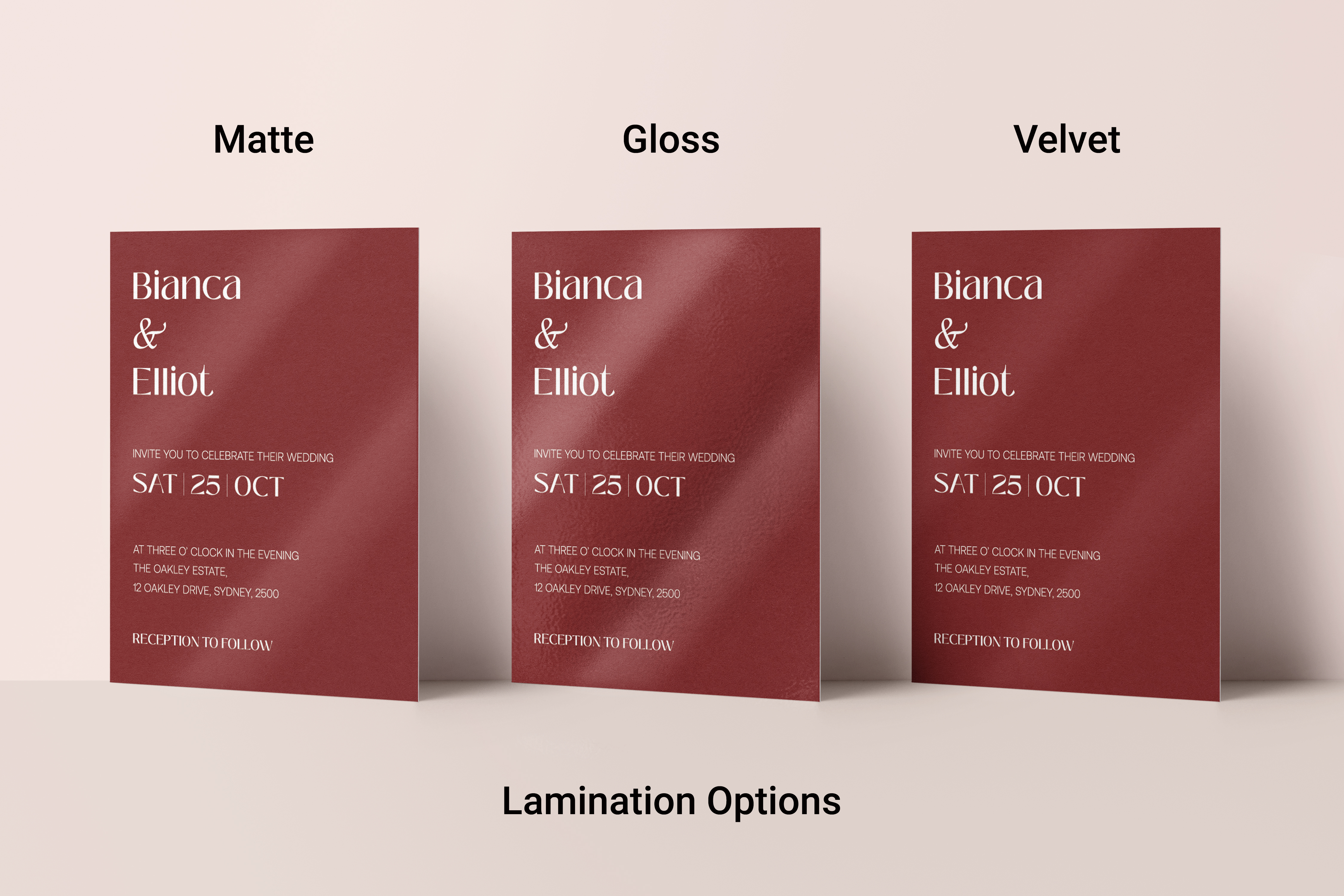 Laminate the Cover for a Premium Finish and Feel