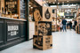 Kraft Corrugated Cardboard Stackable Cubes with Lid