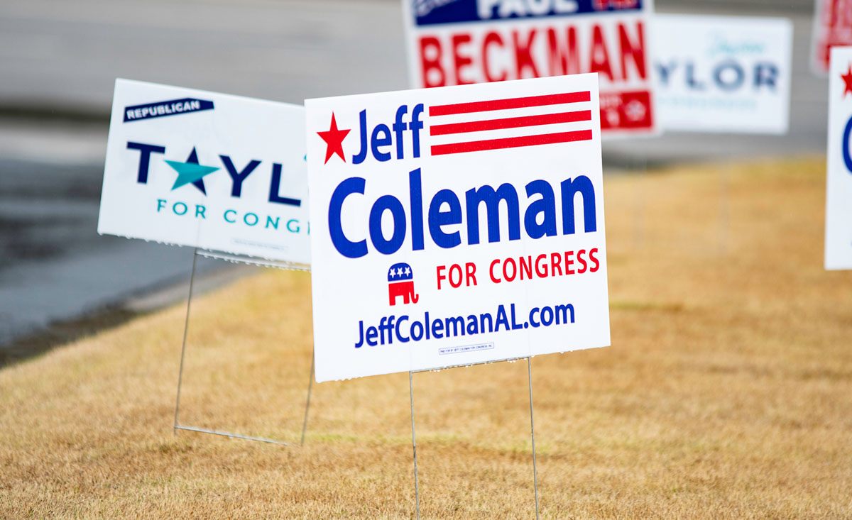 Searching for “Political Signs Near Me?” Is Local or Online Better for You?