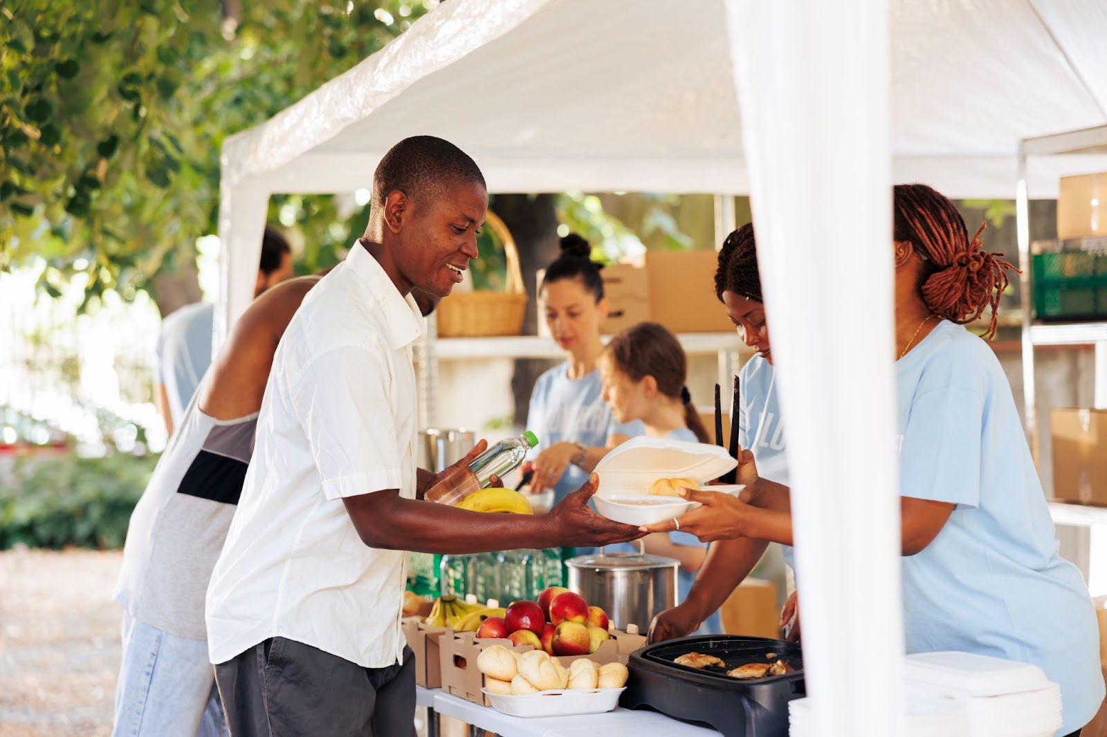 food & beverage stall