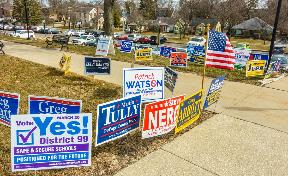 Political Yard Signs: Size and Shape Matter More Than You Think