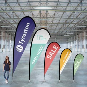 Teardrop Banner Flags - Made in Australia